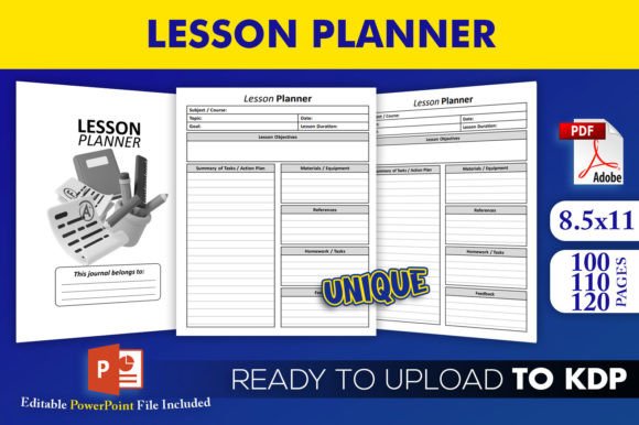 Building a Profitable KDP Business with a Lesson Planner Teacher KDP Interior