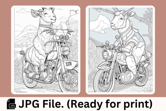 Goats Motorcycles Coloring Pages: What Makes These Whimsical Designs Worth Your Time