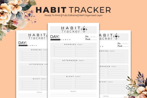 Habit Tracker 365 Days KDP Interior