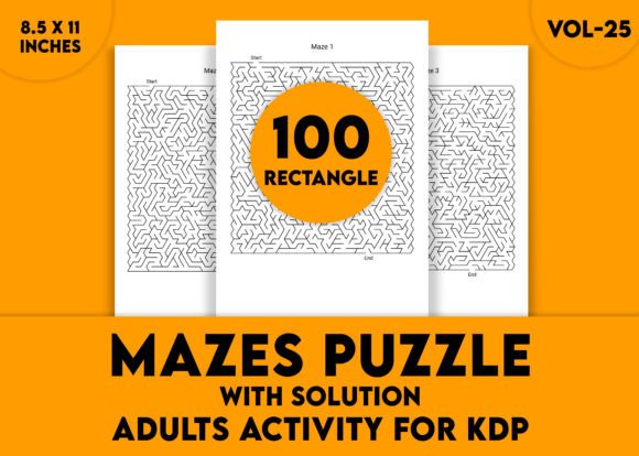 Mastering the Challenge: Inside Adults Hard Rectangle Maze Puzzle Vol-25