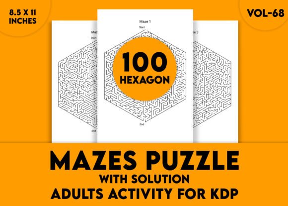 Sharpening Strategic Thinking Through Adults Hard Hexagon Mazes Puzzles Vol-68