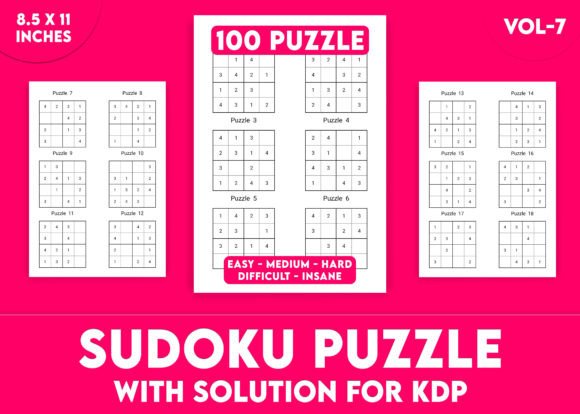Sudoku Puzzles for KDP Interior Vol-7: A Practical Guide