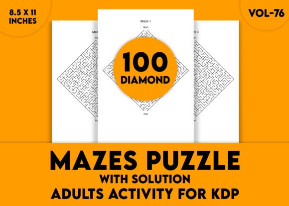 Unlocking Cognitive Strength: A Deep Dive into Adults Hard Diamond Mazes Puzzles Vol-76